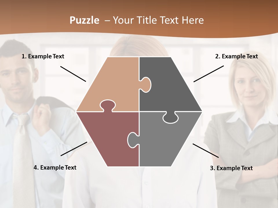 Caucasian Employment  PowerPoint Template