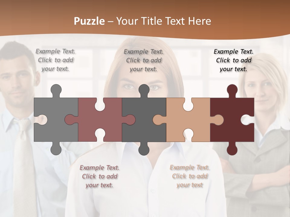 Caucasian Employment  PowerPoint Template