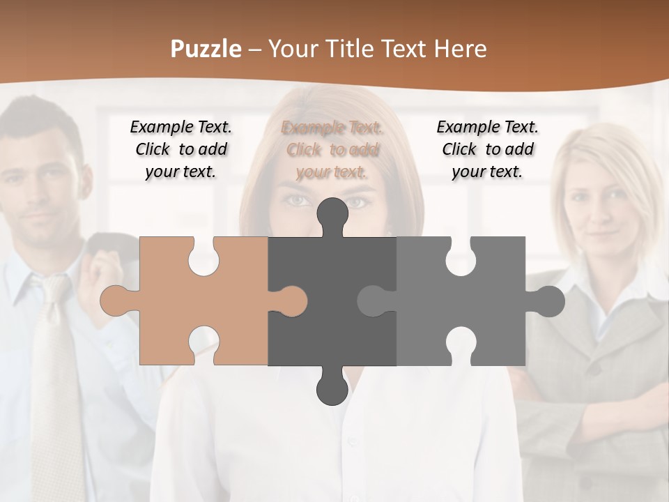 Caucasian Employment  PowerPoint Template