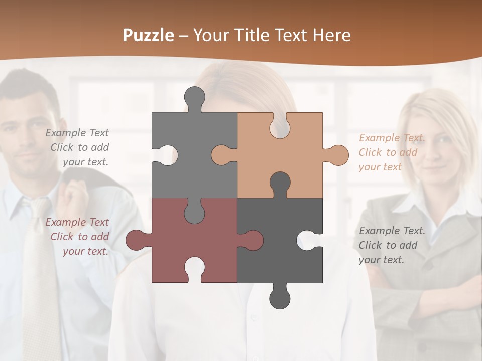 Caucasian Employment  PowerPoint Template