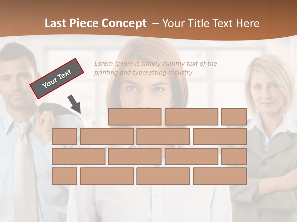 Caucasian Employment  PowerPoint Template