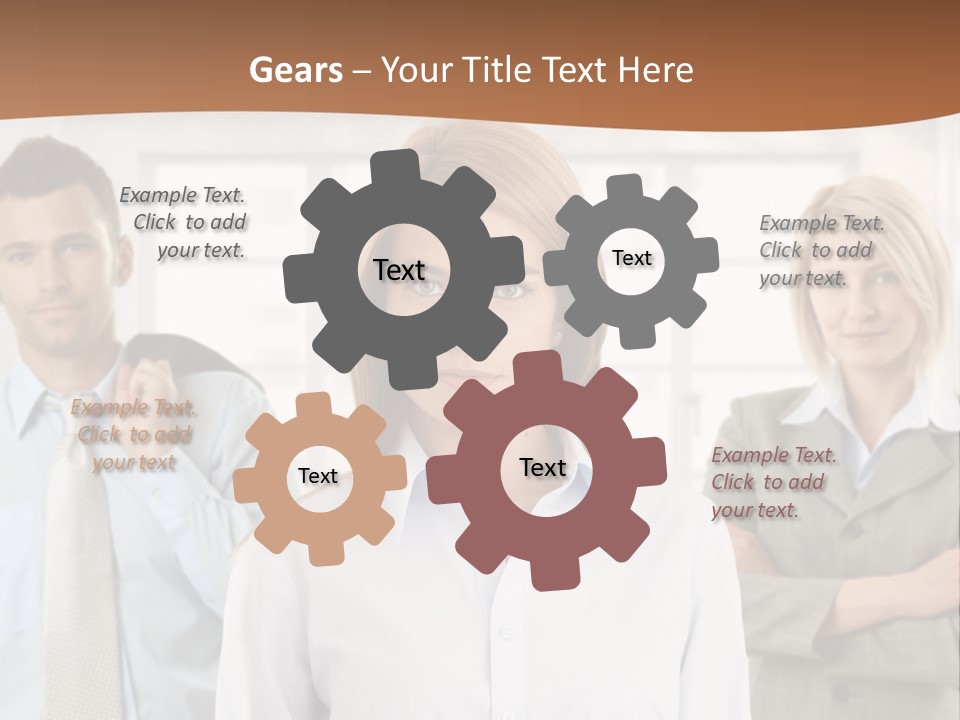 Caucasian Employment  PowerPoint Template