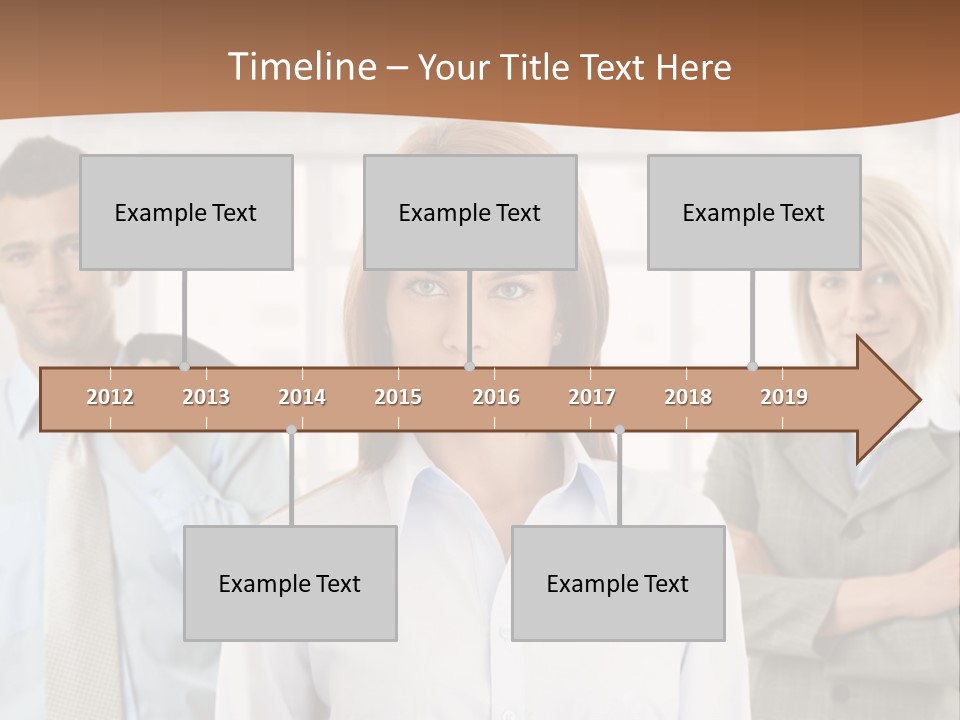 Caucasian Employment  PowerPoint Template