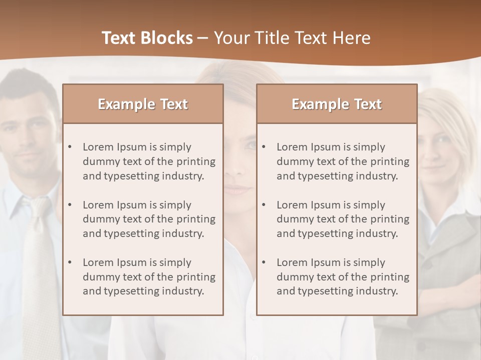 Caucasian Employment  PowerPoint Template