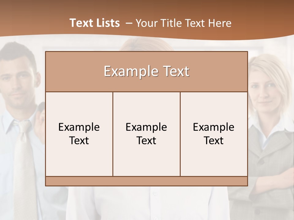 Caucasian Employment  PowerPoint Template