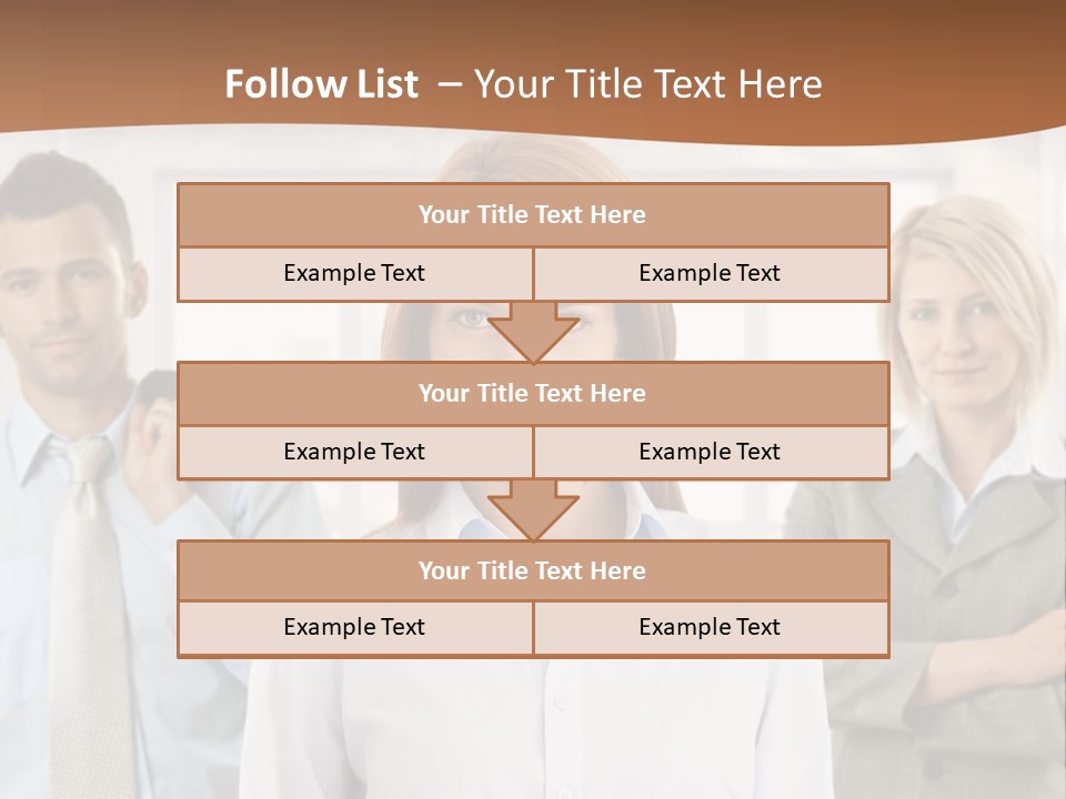 Caucasian Employment  PowerPoint Template