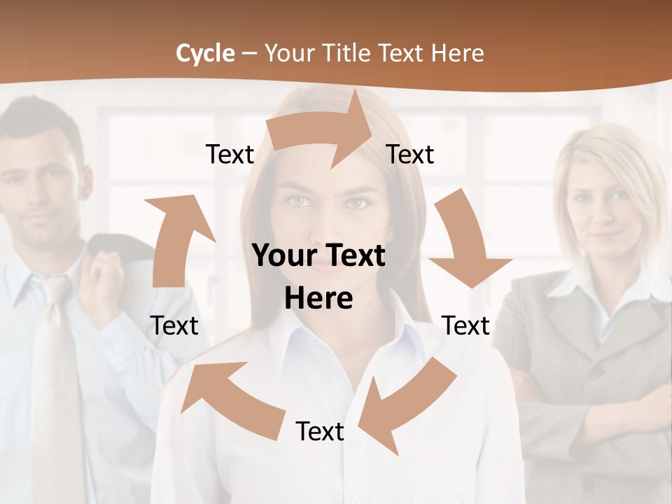 Caucasian Employment  PowerPoint Template