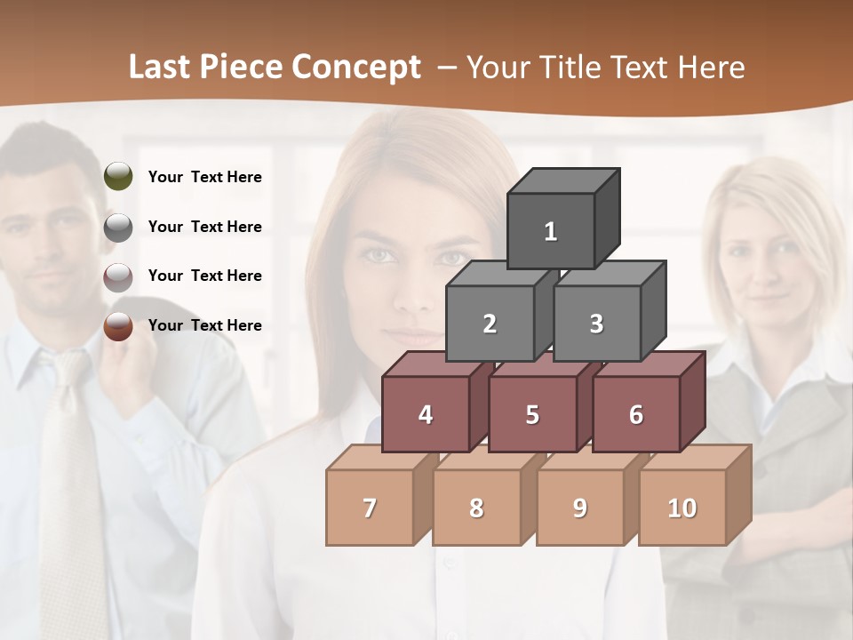 Caucasian Employment  PowerPoint Template