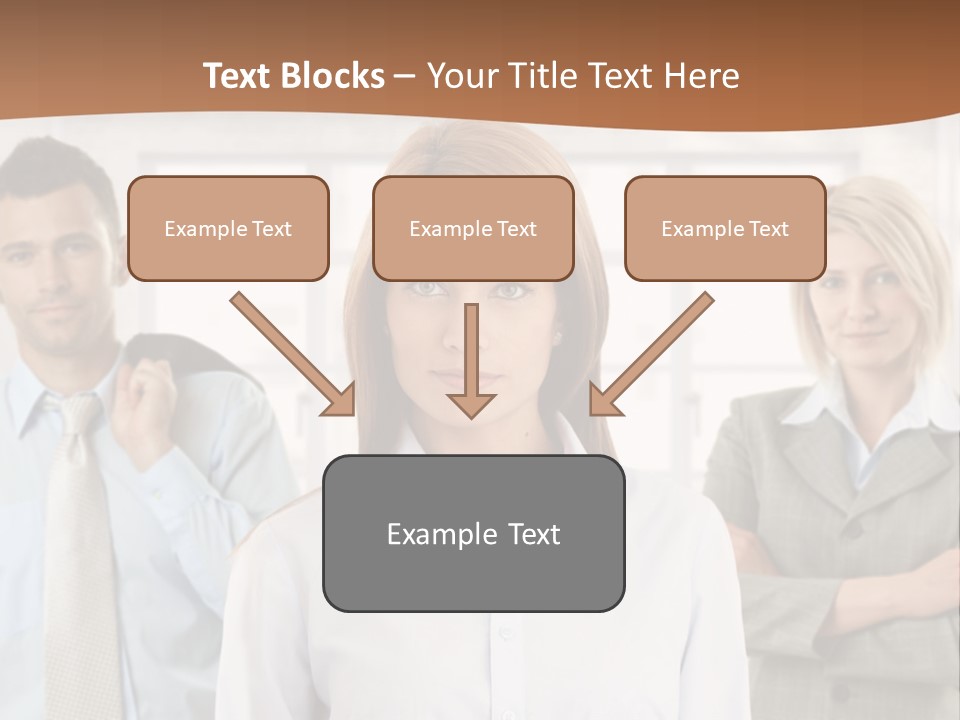Caucasian Employment  PowerPoint Template
