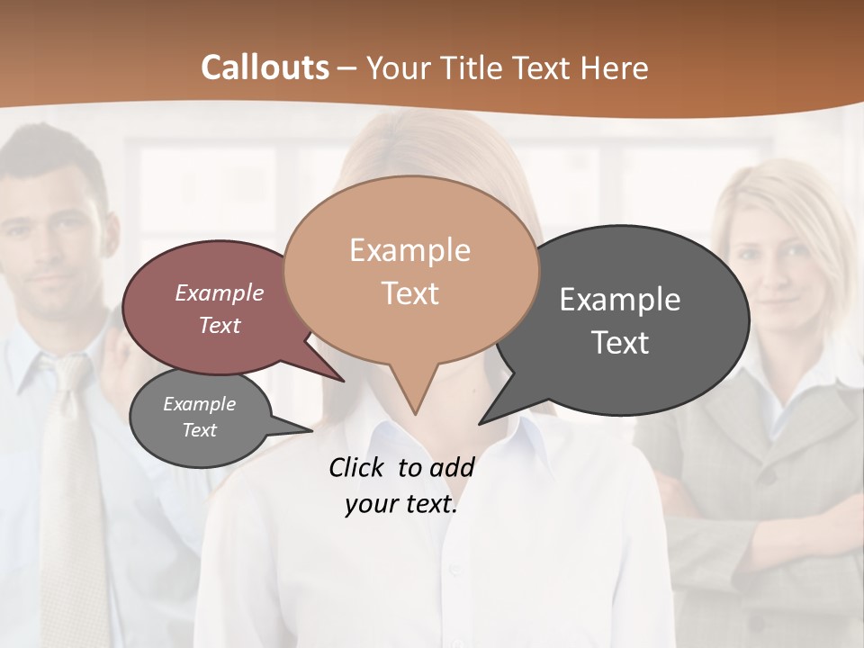 Caucasian Employment  PowerPoint Template
