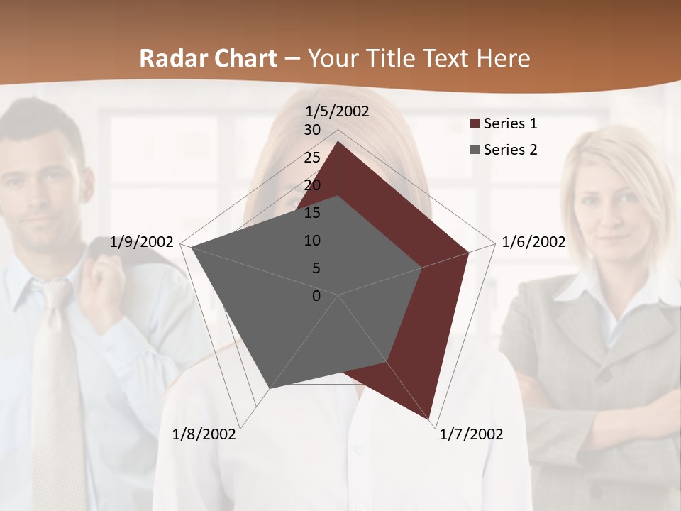 Caucasian Employment  PowerPoint Template
