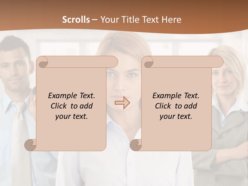 Caucasian Employment  PowerPoint Template