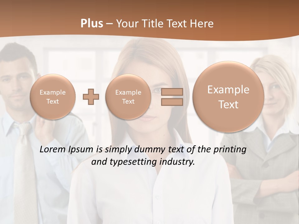 Caucasian Employment  PowerPoint Template