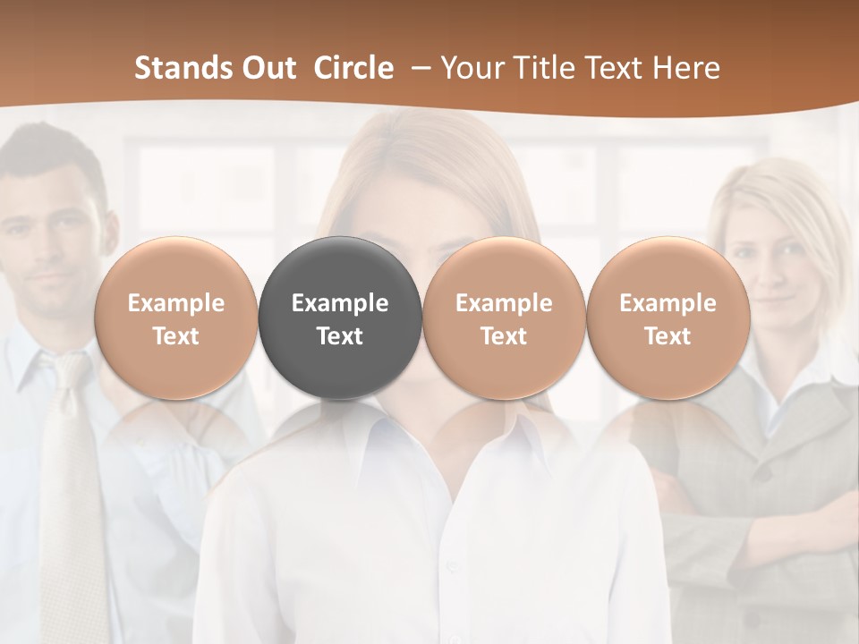 Caucasian Employment  PowerPoint Template