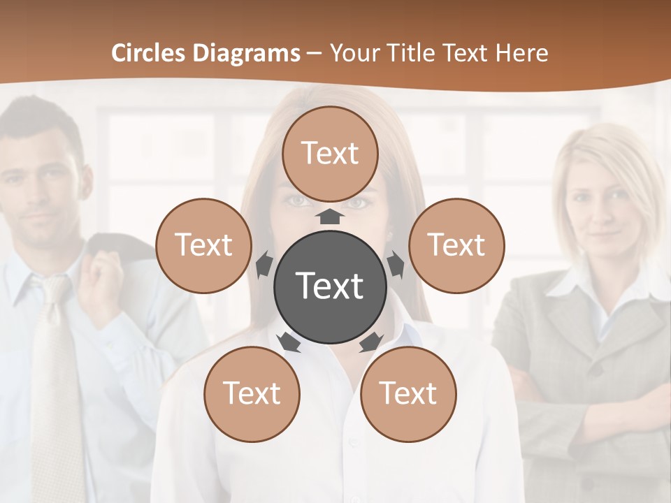 Caucasian Employment  PowerPoint Template