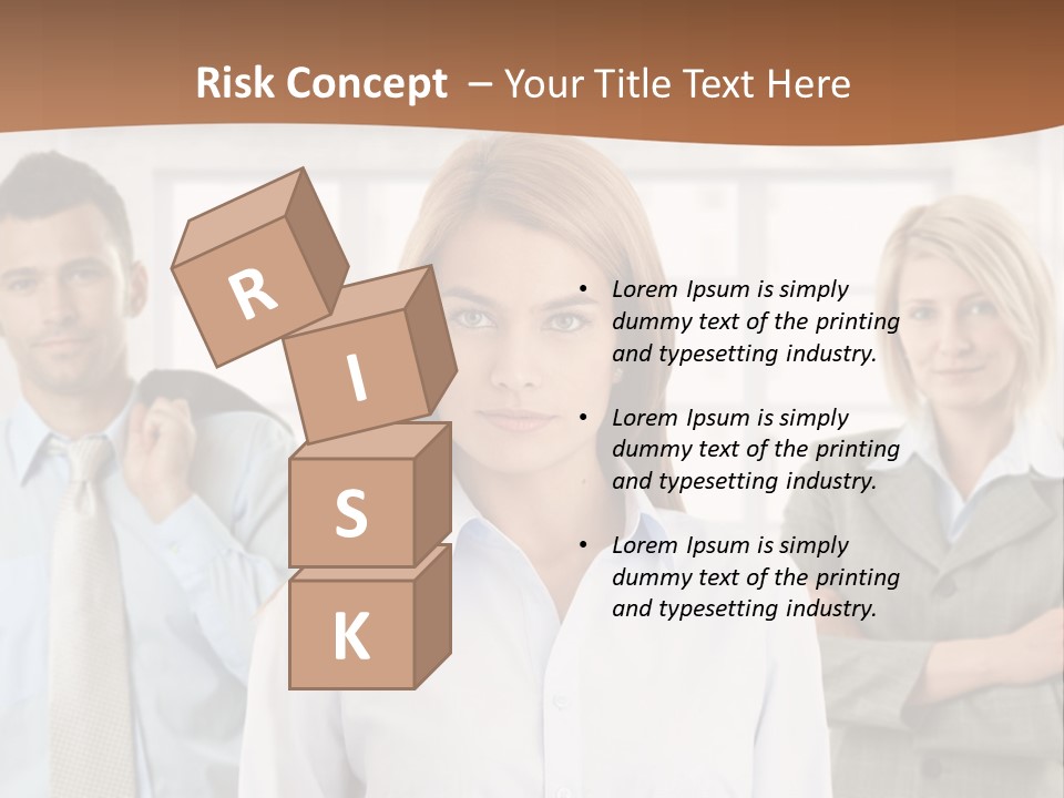 Caucasian Employment  PowerPoint Template