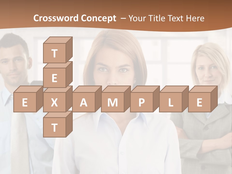 Caucasian Employment  PowerPoint Template