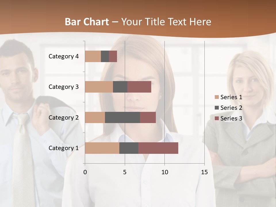 Caucasian Employment  PowerPoint Template