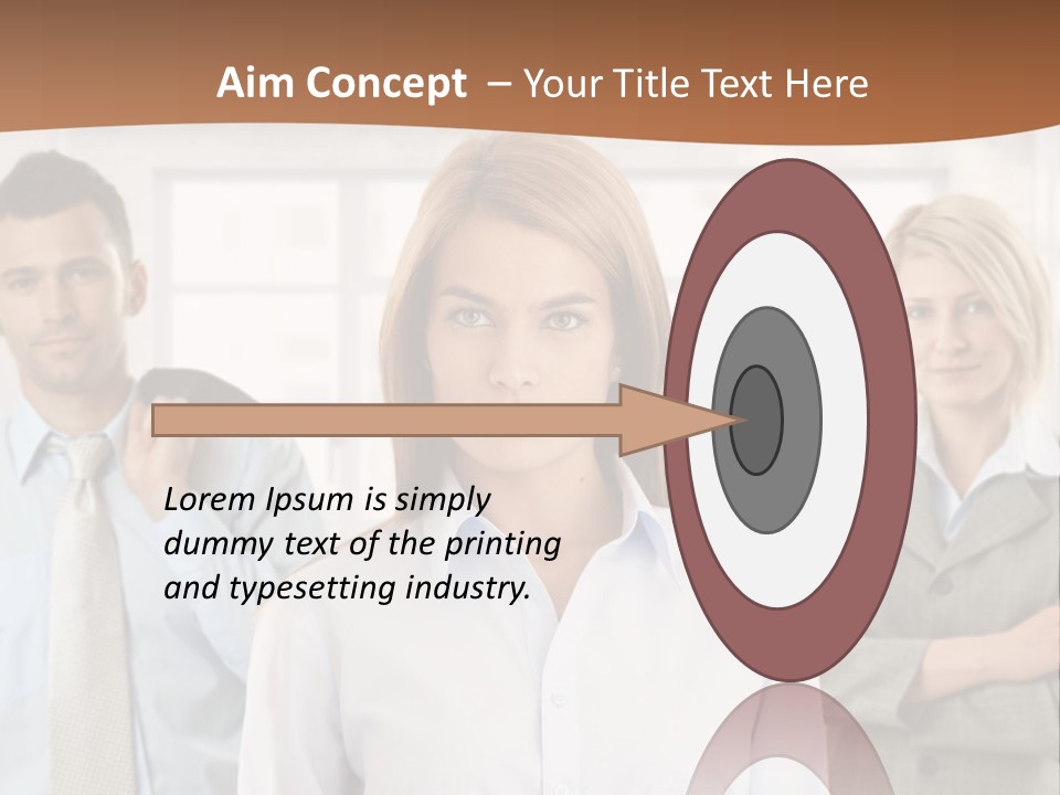 Caucasian Employment  PowerPoint Template