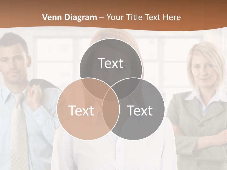 Caucasian Employment  PowerPoint Template