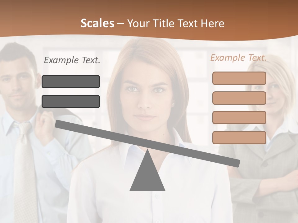 Caucasian Employment  PowerPoint Template