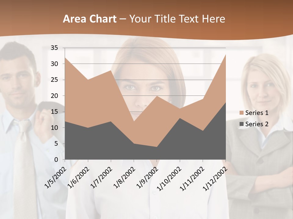 Caucasian Employment  PowerPoint Template