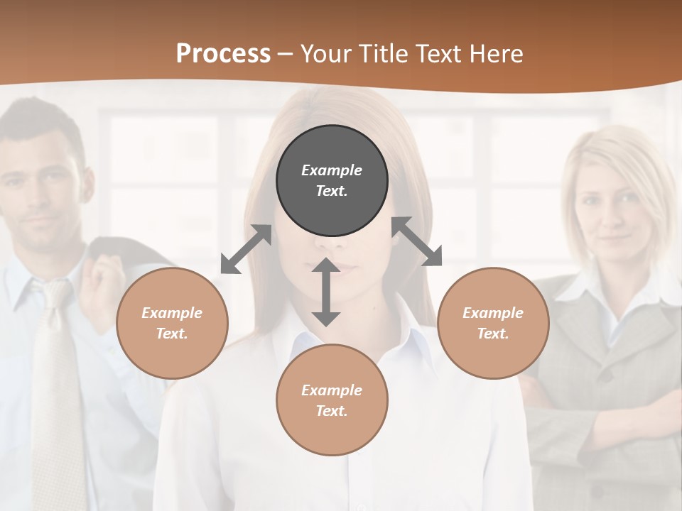 Caucasian Employment  PowerPoint Template