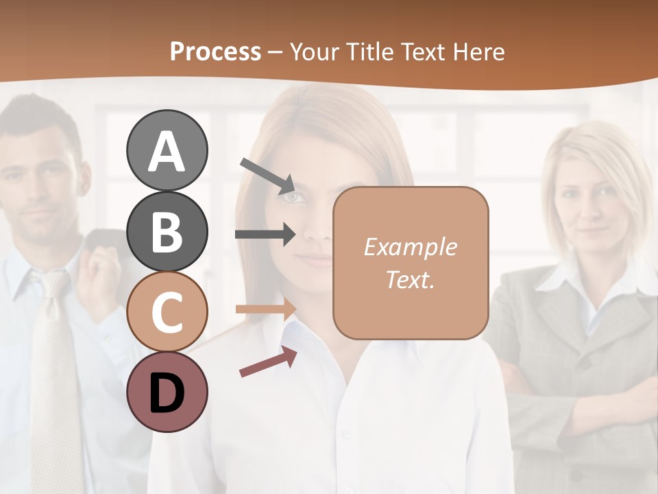 Caucasian Employment  PowerPoint Template