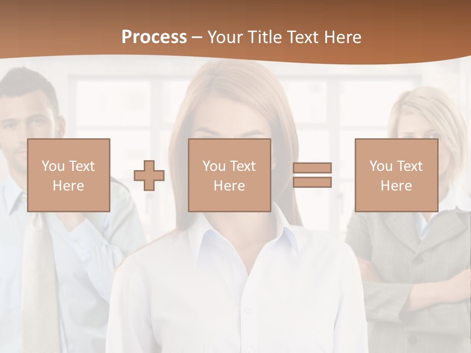 Caucasian Employment  PowerPoint Template