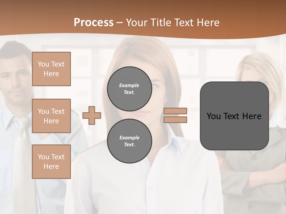 Caucasian Employment  PowerPoint Template