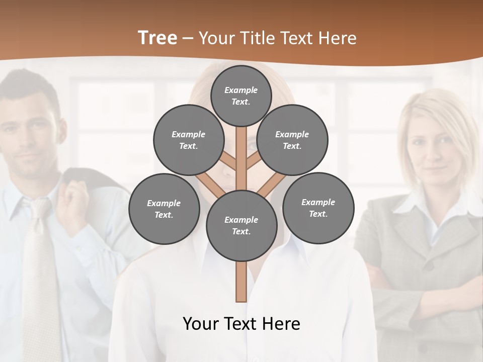 Caucasian Employment  PowerPoint Template