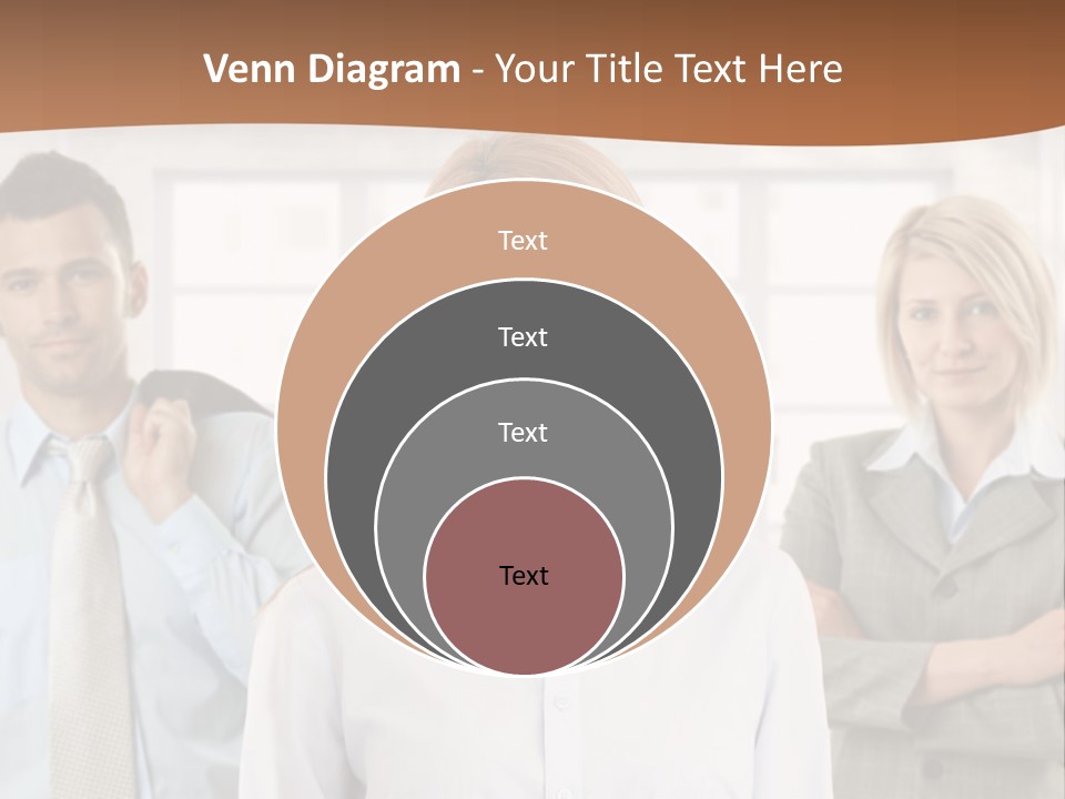 Caucasian Employment  PowerPoint Template