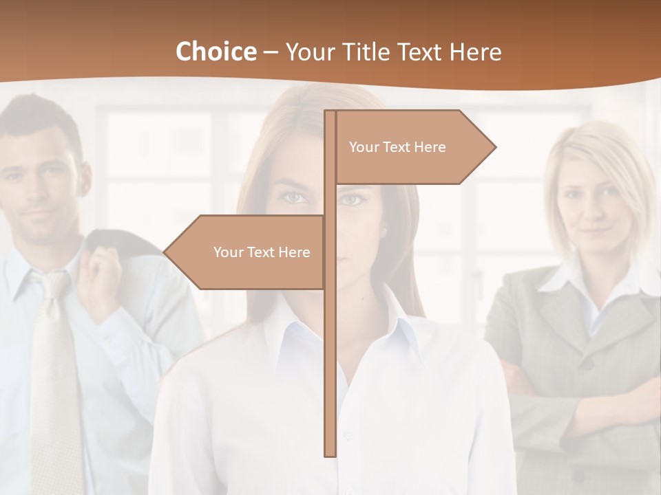 Caucasian Employment  PowerPoint Template