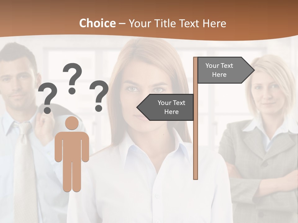 Caucasian Employment  PowerPoint Template