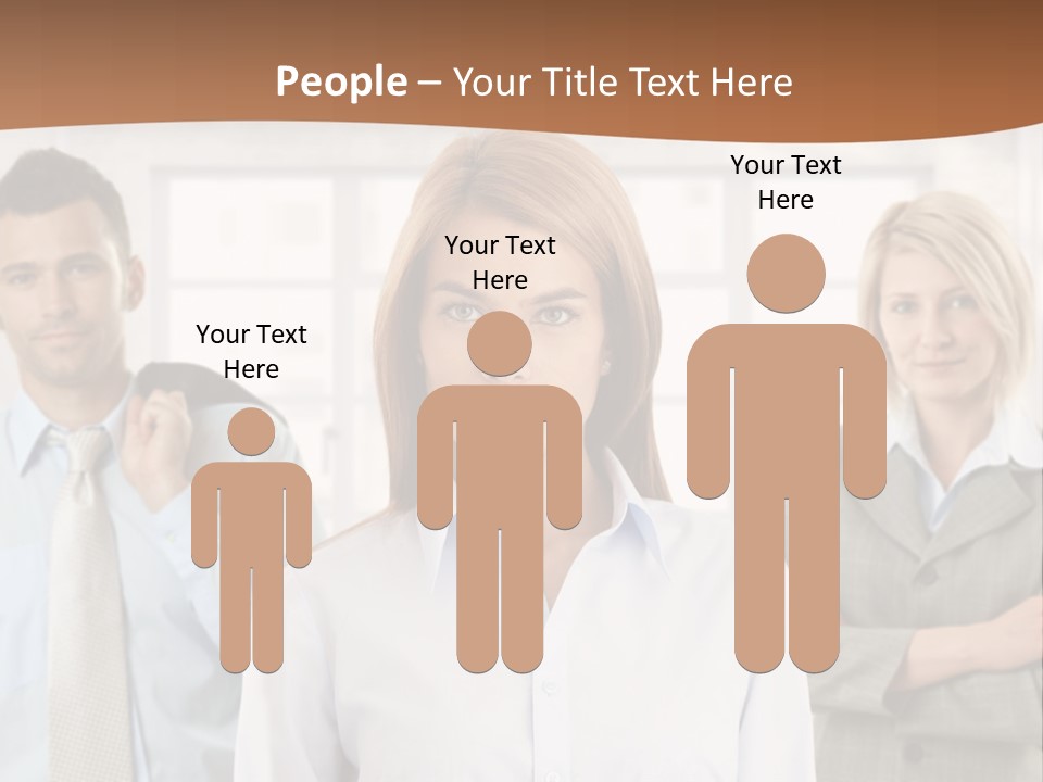 Caucasian Employment  PowerPoint Template