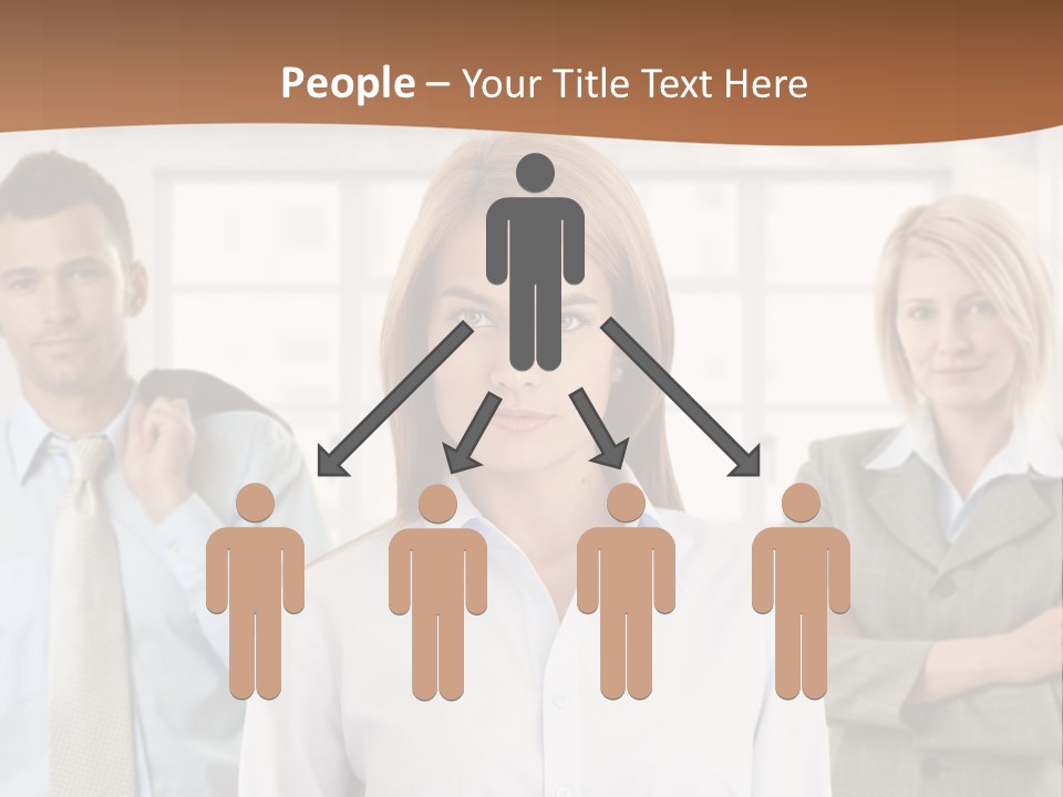 Caucasian Employment  PowerPoint Template