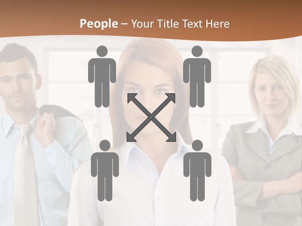 Caucasian Employment  PowerPoint Template