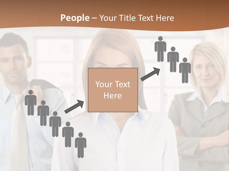 Caucasian Employment  PowerPoint Template