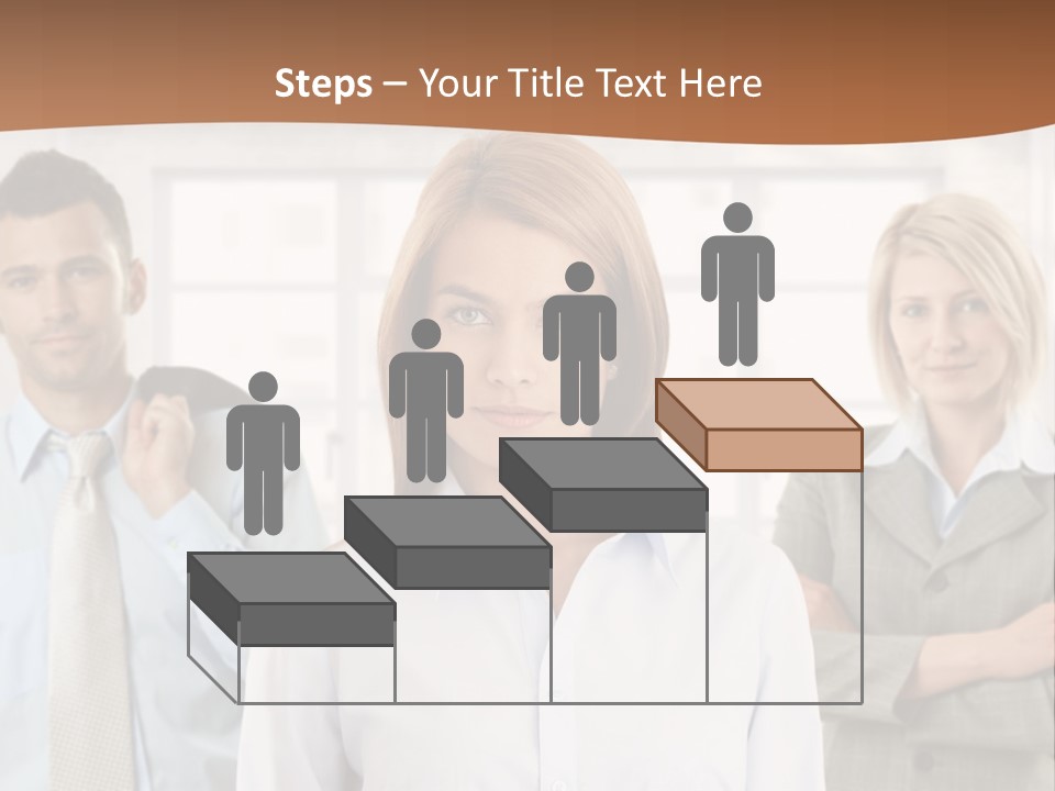 Caucasian Employment  PowerPoint Template