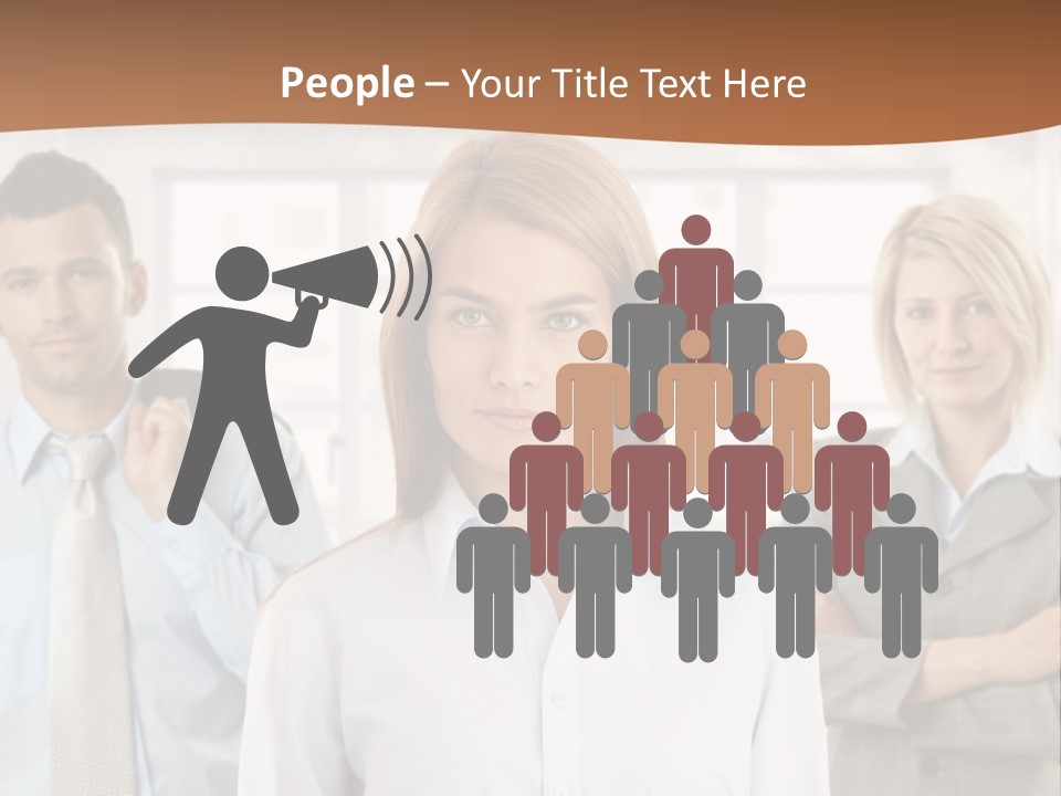 Caucasian Employment  PowerPoint Template