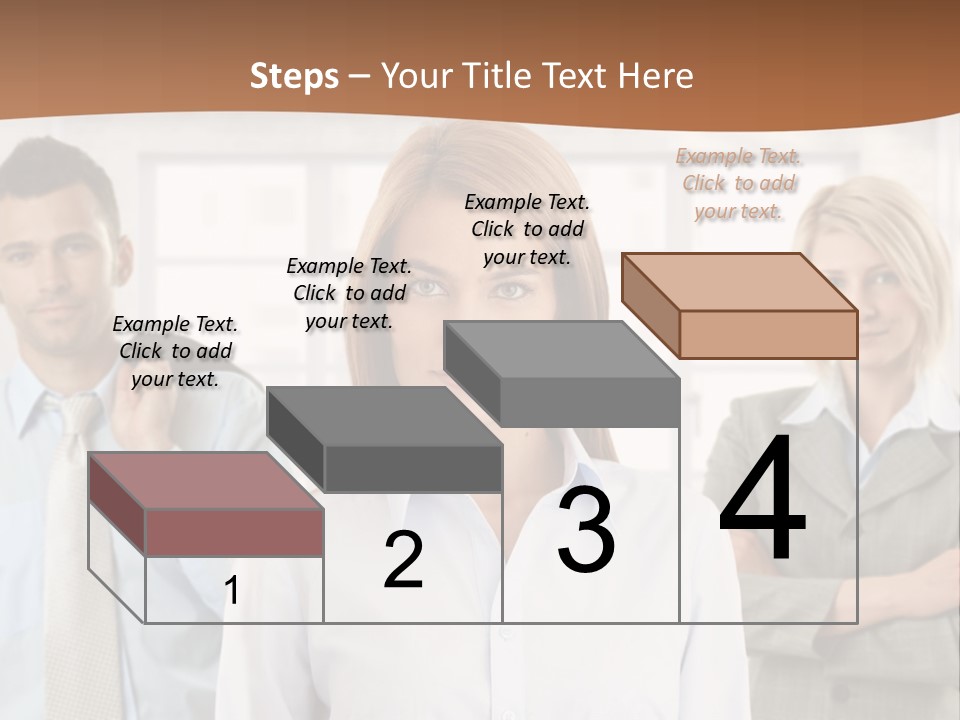 Caucasian Employment  PowerPoint Template