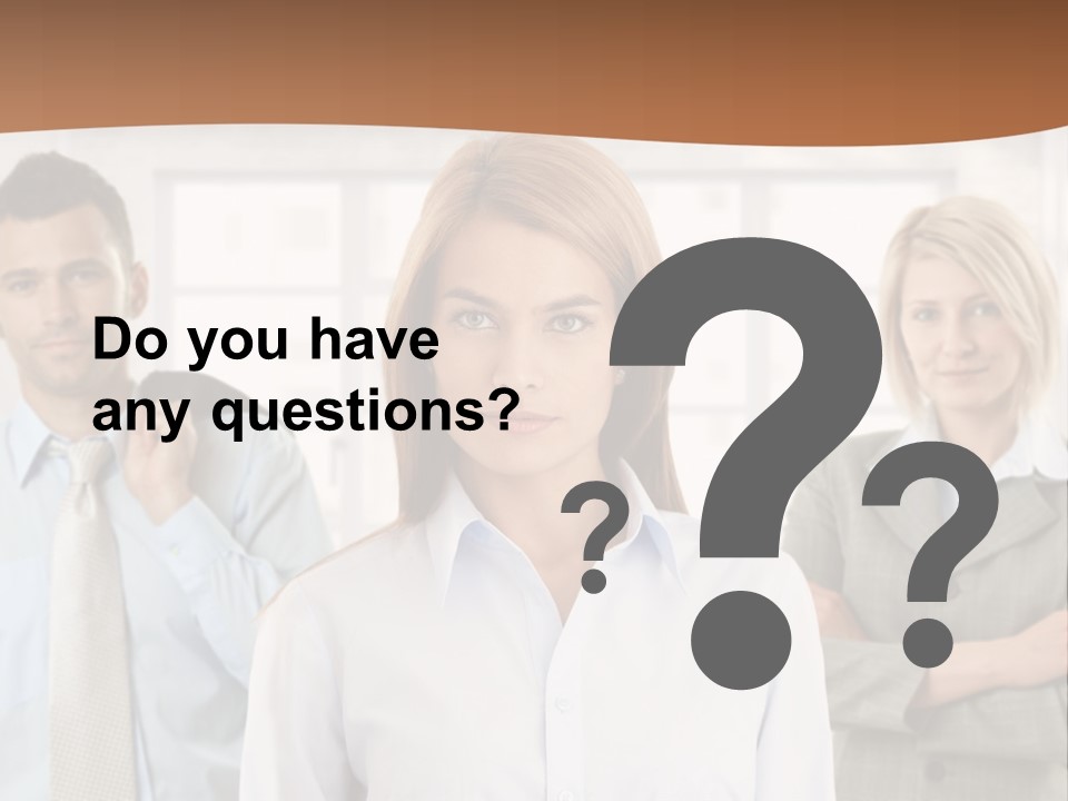 Caucasian Employment  PowerPoint Template