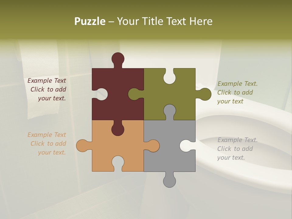 Bowl Bathroom Toilet PowerPoint Template