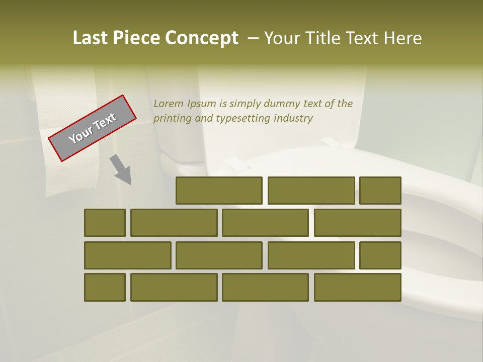 Bowl Bathroom Toilet PowerPoint Template