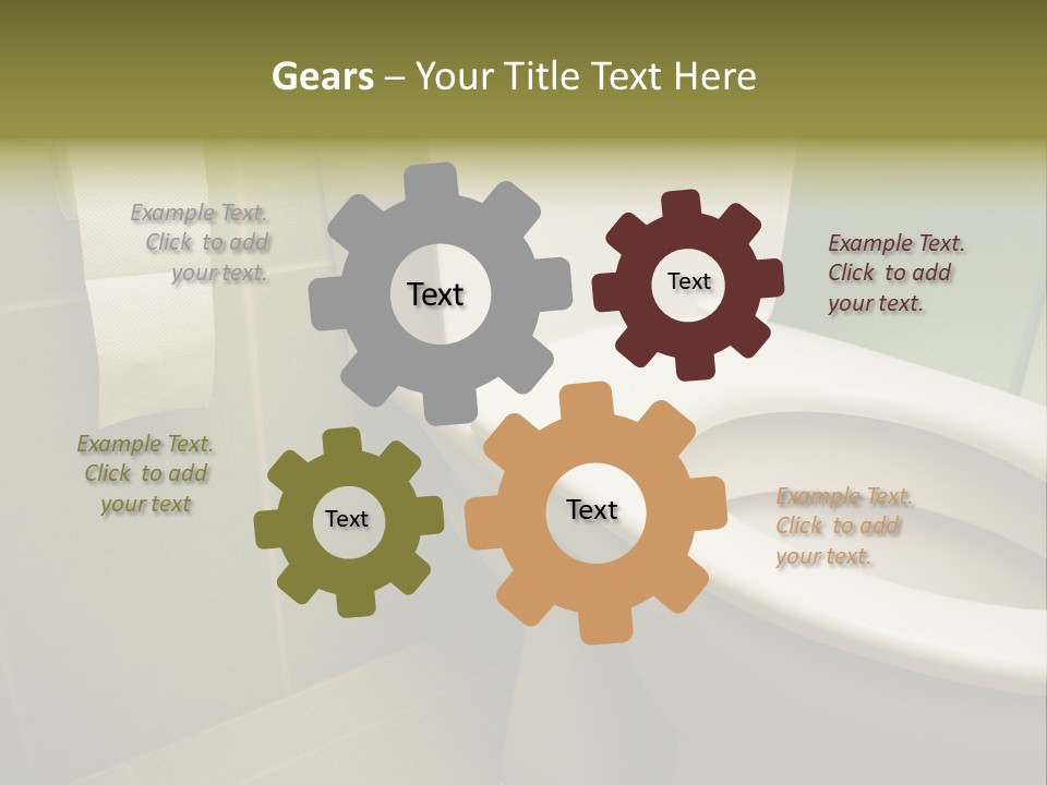 Bowl Bathroom Toilet PowerPoint Template