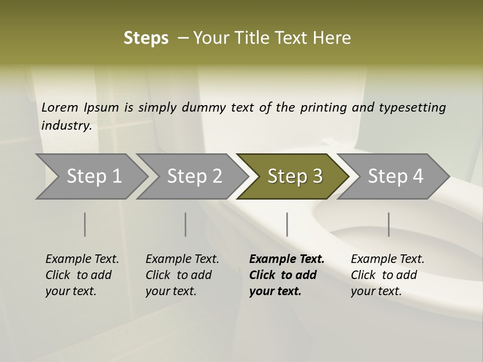 Bowl Bathroom Toilet PowerPoint Template