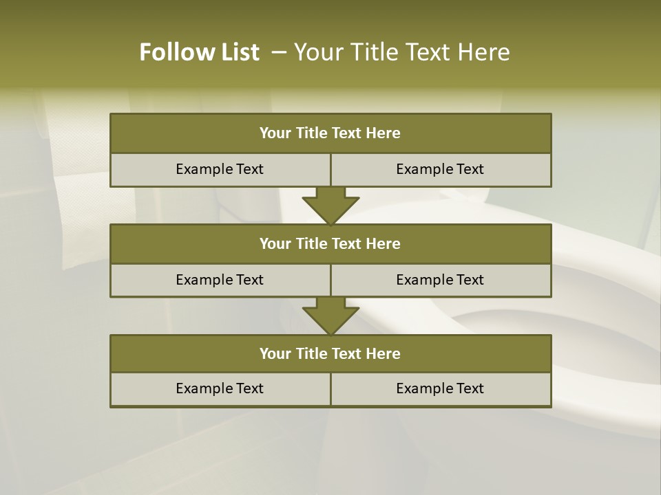 Bowl Bathroom Toilet PowerPoint Template