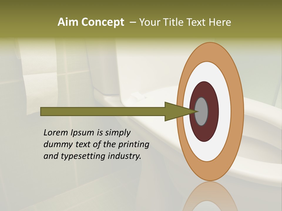 Bowl Bathroom Toilet PowerPoint Template