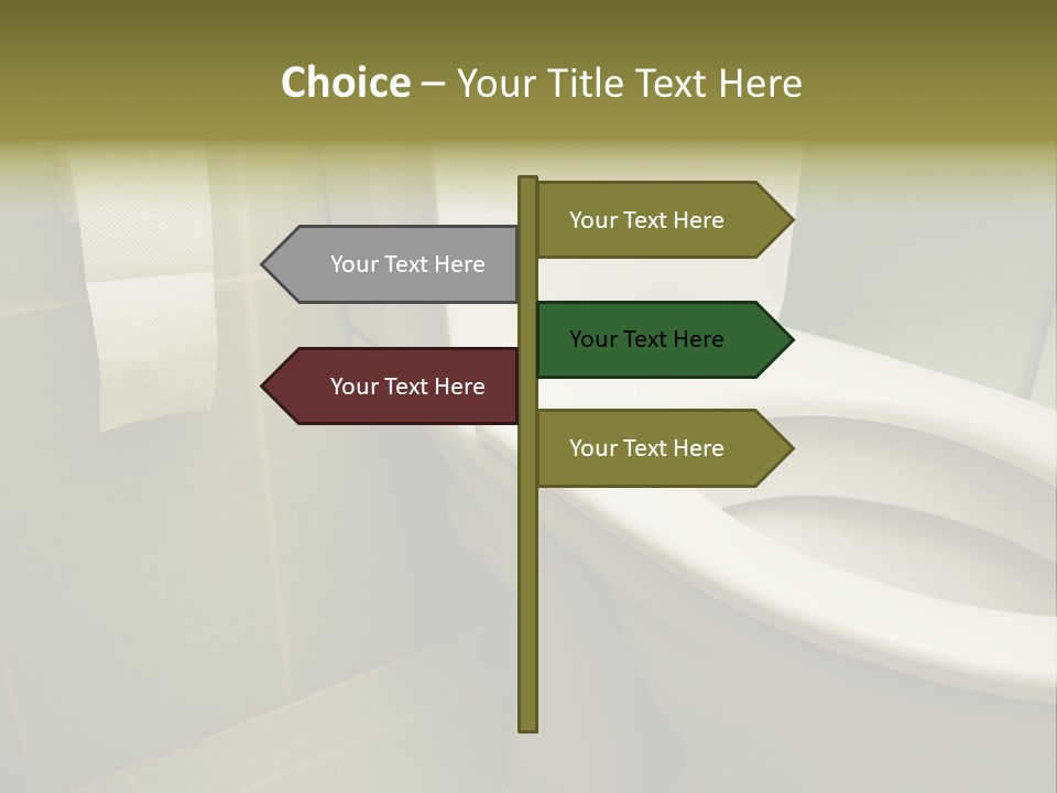 Bowl Bathroom Toilet PowerPoint Template