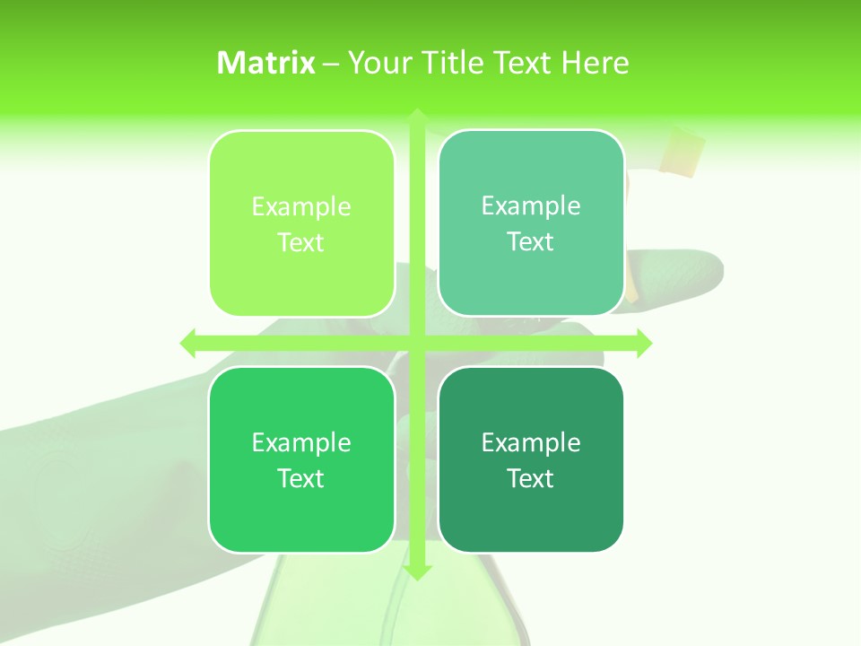 Fresh Isolated Background PowerPoint Template